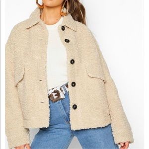 Boohoo Faux Fur Coat